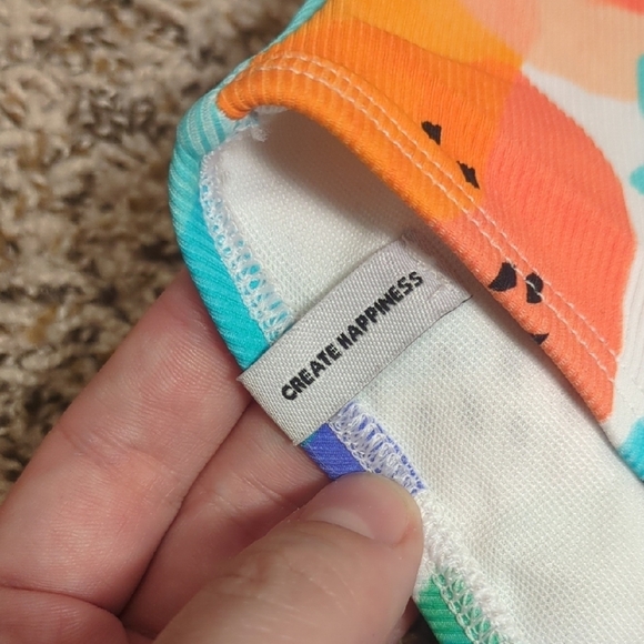 Body Glove Devon multicolor tropical open tie back one piece swimsuit - Picture 7 of 10